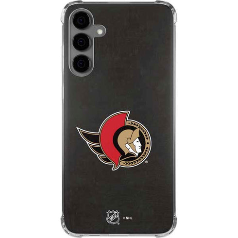 NHL Ottawa Senators Distressed Galaxy S24 Plus Clear Case